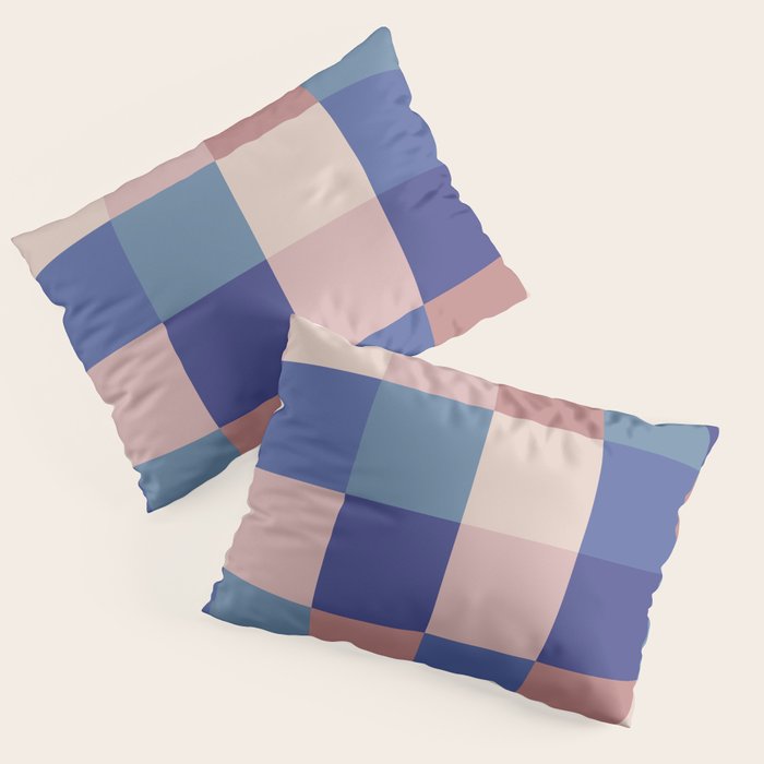 Bold Colorful Checks Pattern - Large XV Pillow Sham Gallery Image 3