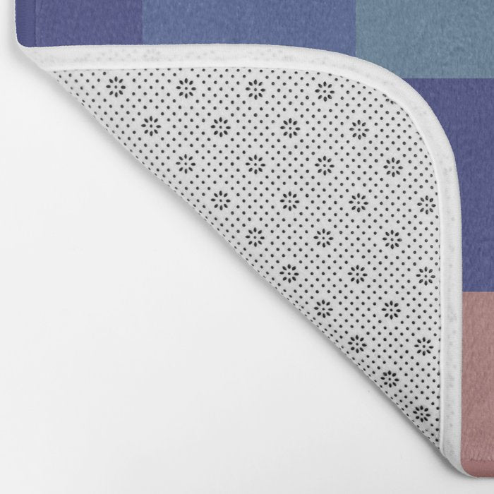 Bold Colorful Checks Pattern - Large XV Bath Mat Gallery Image 2