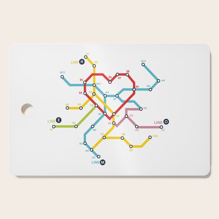 Home Where The Heart Is Cutting Board Gallery Image 1