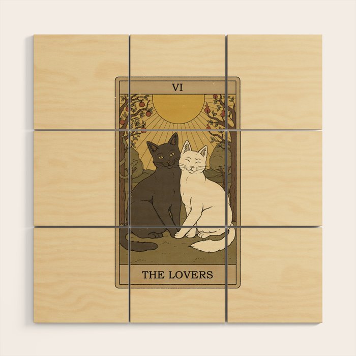 The Lovers Wood Wall Art Gallery Image 1