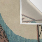 Vintage Japanese Owl Wall Tapestry Gallery Image 3