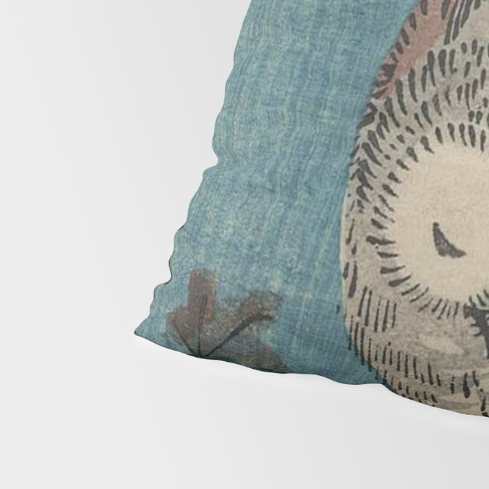 Vintage Japanese Owl Pillow Sham Gallery Image 4