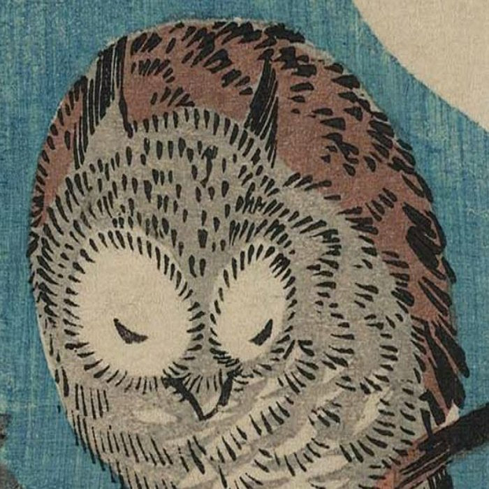 Vintage Japanese Owl Coffee Mug Gallery Image 2