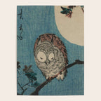 Vintage Japanese Owl Poster Gallery Image 4