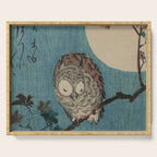 Vintage Japanese Owl Serving Tray Gallery Image 1