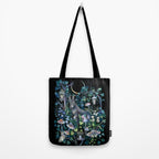 Black Goat Moon Garden Tote Bag Gallery Image 2