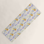 Wildflowers collage Yoga Mat Gallery Image 1