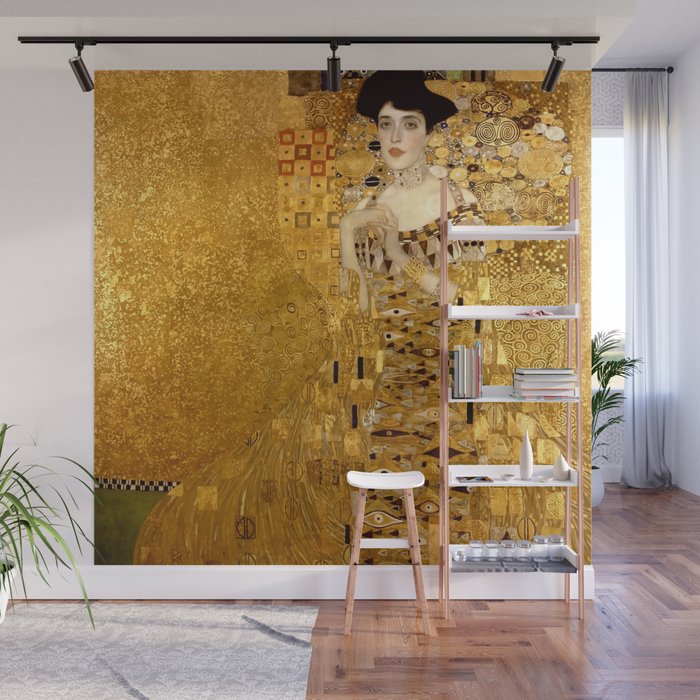 Woman in Gold Portrait by Gustav Klimt Wall Mural Gallery Image 1