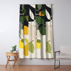 Lemon Abstract Art Window Curtain Gallery Image 5