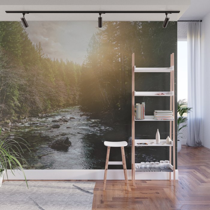 A Pacific Northwest River Adventure - 64/365 Nature Photography Wall Mural Gallery Image 1