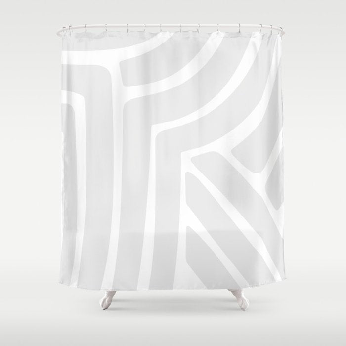 Abstract Stripes LXXXIX Shower Curtain Gallery Image 1