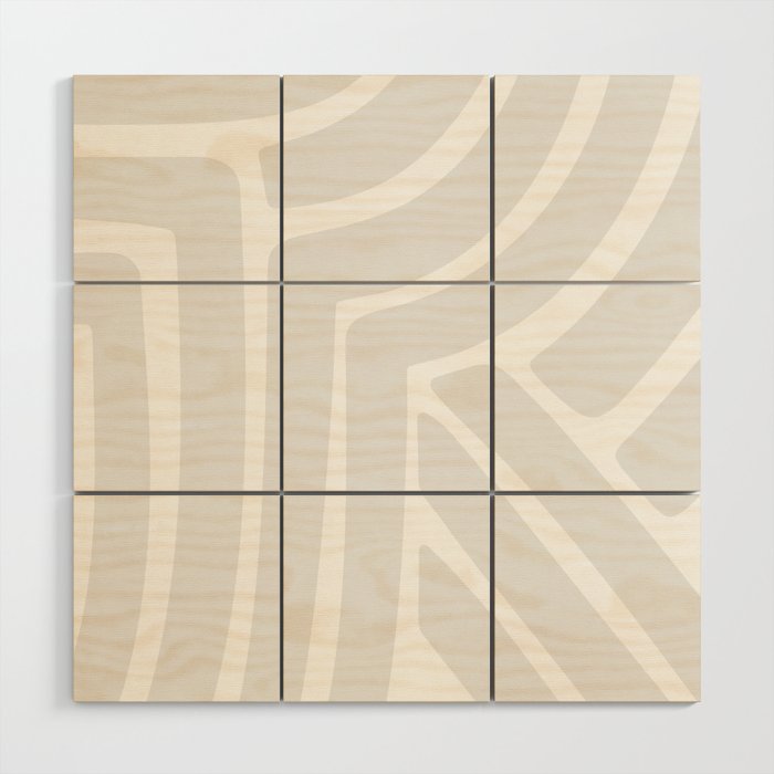 Abstract Stripes LXXXIX Wood Wall Art Gallery Image 1