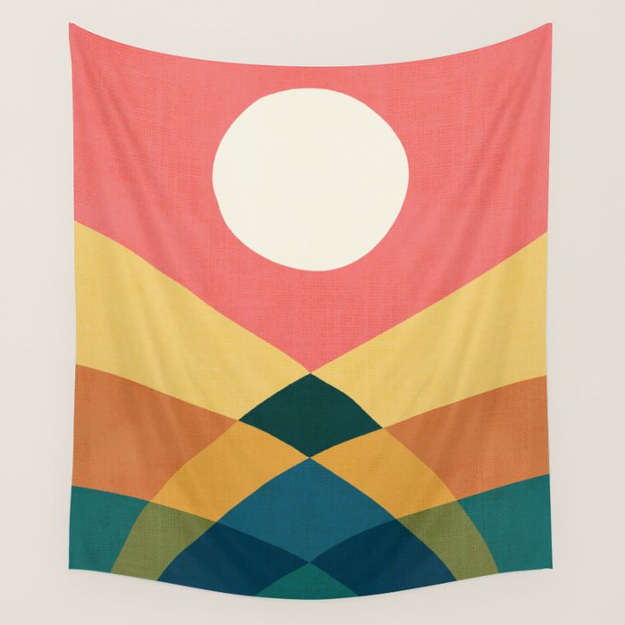 Rolling hills Wall Tapestry Gallery Image 1