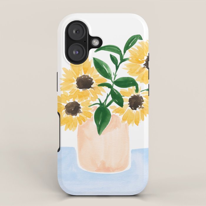 Sunflowers in a Vase iPhone Case Gallery Image 1