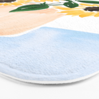 Sunflowers in a Vase Bath Mat Gallery Image 3