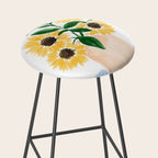 Sunflowers in a Vase Stool Gallery Image 2