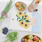 Sunflowers in a Vase Cutting Board Gallery Image 2
