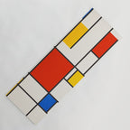 Retro Geometry: Mondrian Edition Yoga Mat Gallery Image 1
