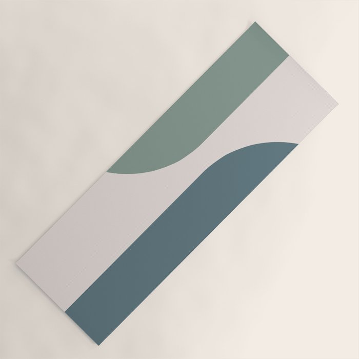 Modern Minimal Arch Abstract LXXVIII Yoga Mat Gallery Image 1