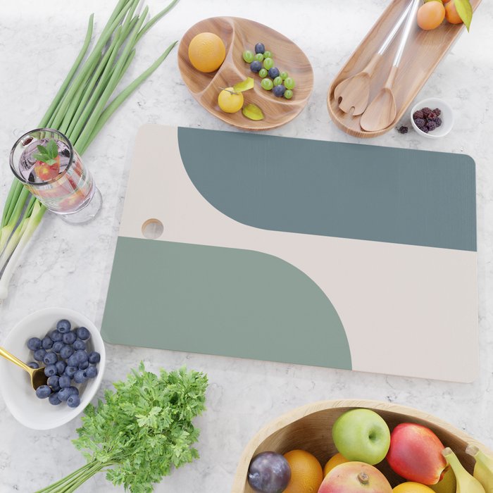 Modern Minimal Arch Abstract LXXVIII Cutting Board Gallery Image 2