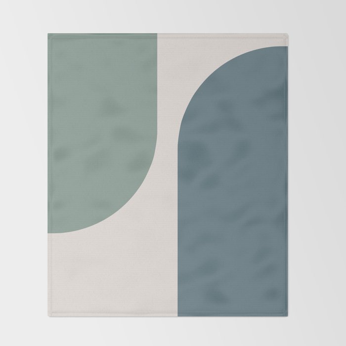 Modern Minimal Arch Abstract LXXVIII Throw Blanket Gallery Image 2