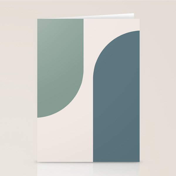 Modern Minimal Arch Abstract LXXVIII Stationery Card Gallery Image 2