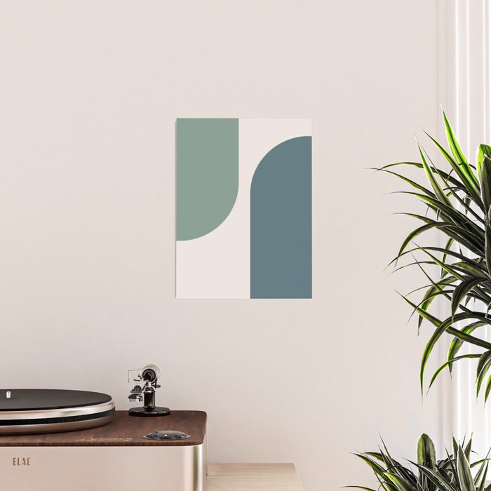 Modern Minimal Arch Abstract LXXVIII Poster Gallery Image 2