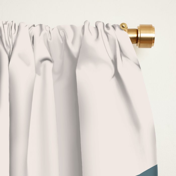 Modern Minimal Arch Abstract LXXVIII Window Curtain Gallery Image 2