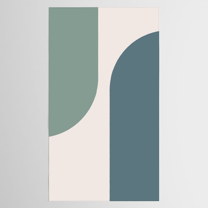 Modern Minimal Arch Abstract LXXVIII Tablecloth Gallery Image 2