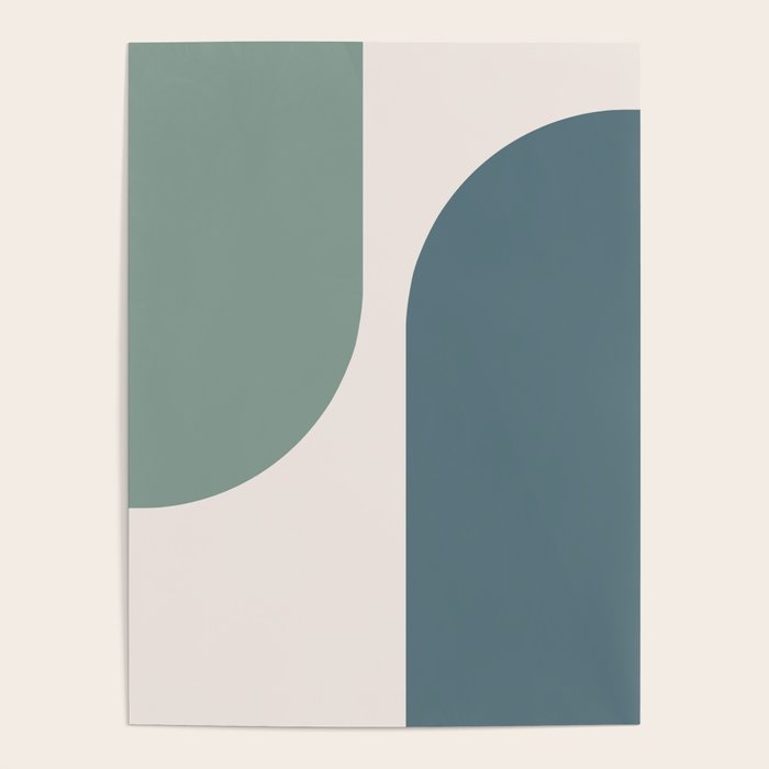 Modern Minimal Arch Abstract LXXVIII Poster Gallery Image 1