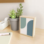 Modern Minimal Arch Abstract LXXVIII Mini Art Print Gallery Image 2