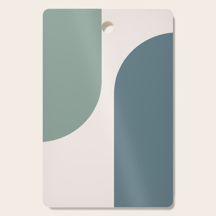 Modern Minimal Arch Abstract LXXVIII Cutting Board Gallery Image 1