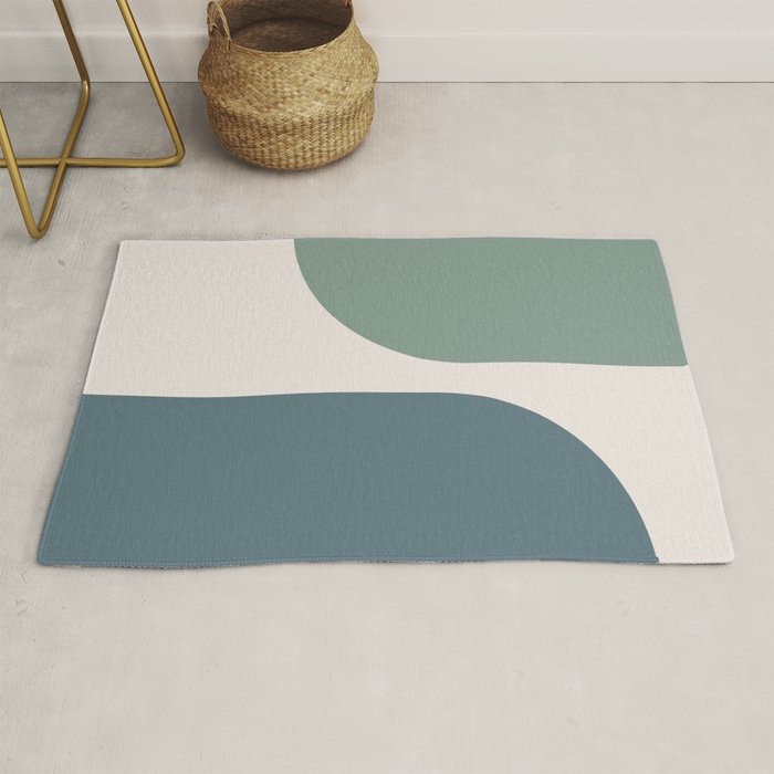 Modern Minimal Arch Abstract LXXVIII Rug Gallery Image 1