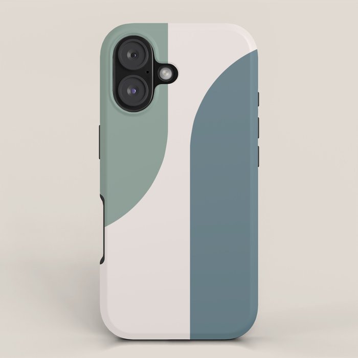 Modern Minimal Arch Abstract LXXVIII iPhone Case Gallery Image 1