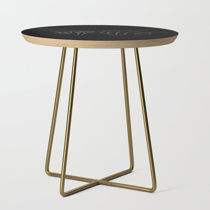 Black Pinky Swear Side Table Gallery Image 1