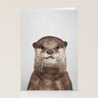 Otter - Colorful Stationery Card Gallery Image 2