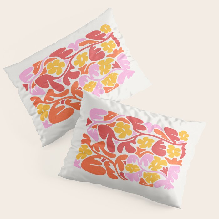 Retro Garden Pillow Sham Gallery Image 3