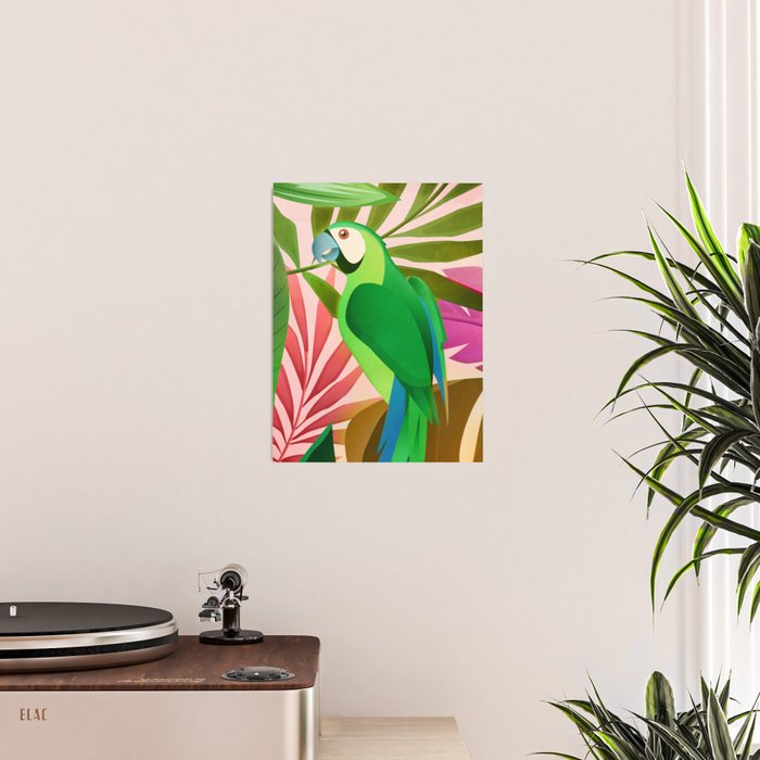 Parrot in a Tropical Setting 3 Poster Gallery Image 2