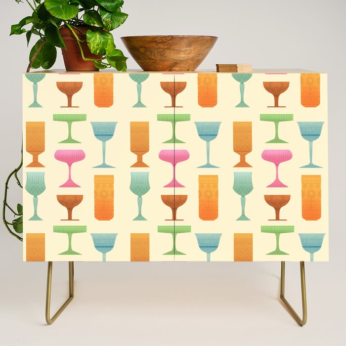 Vintage Cocktail Glasses  Credenza Gallery Image 1