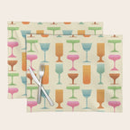 Vintage Cocktail Glasses  Placemat Gallery Image 1