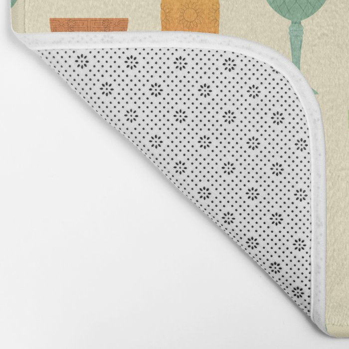 Vintage Cocktail Glasses  Bath Mat Gallery Image 2