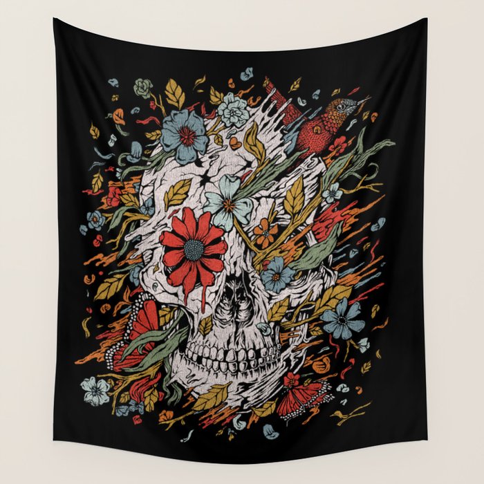 Hold On, Dear Life Wall Tapestry Gallery Image 1