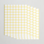Grid Pattern Yellow Wrapping Paper Gallery Image 3