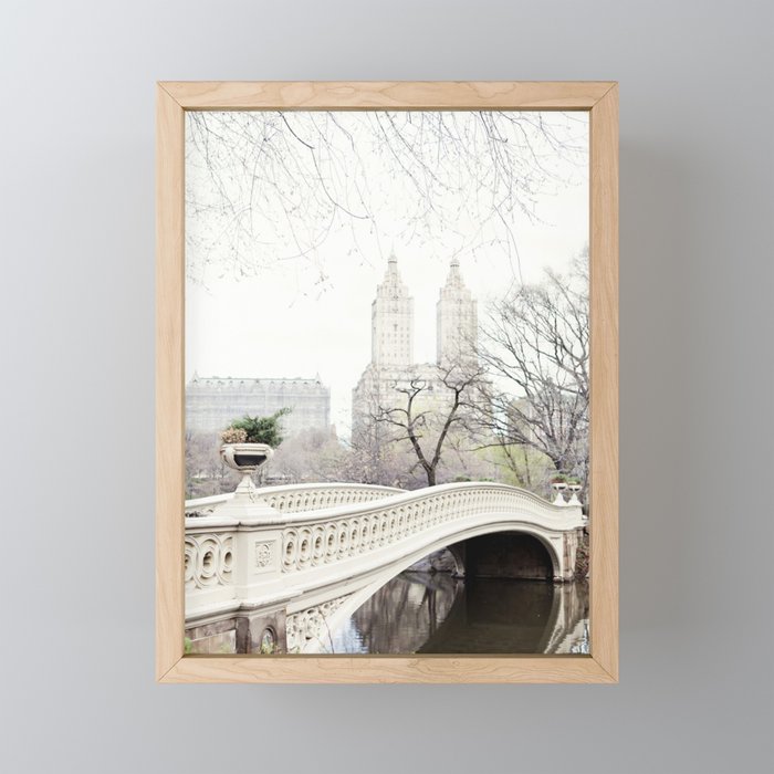 Bow Bridge in Central Park - Travel Photography, New York Mini Art Print Gallery Image 1