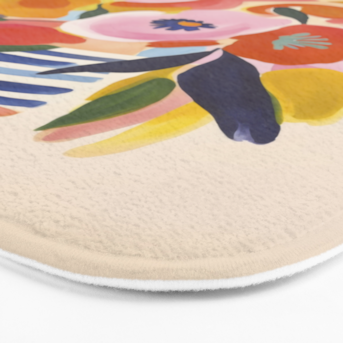 Scandi Midsummer Garden Moment Bath Mat Gallery Image 3