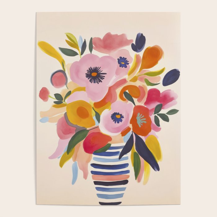 Scandi Midsummer Garden Moment Poster Gallery Image 4