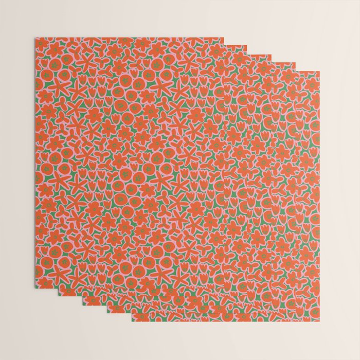 Vibrant Summer Pattern #1 Wrapping Paper Gallery Image 3