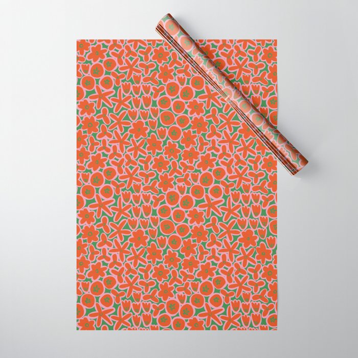Vibrant Summer Pattern #1 Wrapping Paper Gallery Image 1