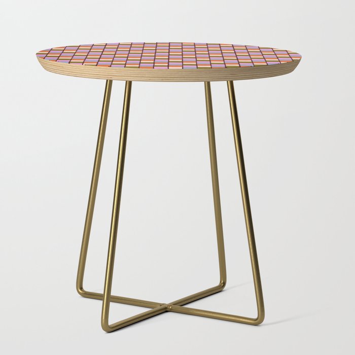1970s Disco Dancefloor Checkerboard Pattern Side Table Gallery Image 1