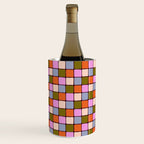 1970s Disco Dancefloor Checkerboard Pattern Wine Chiller Gallery Image 2